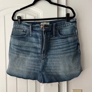 Madewell Denim High Rise Cut Off Shorts